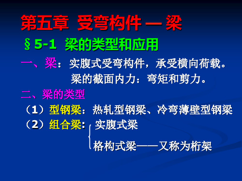 第五章 受弯构件——梁