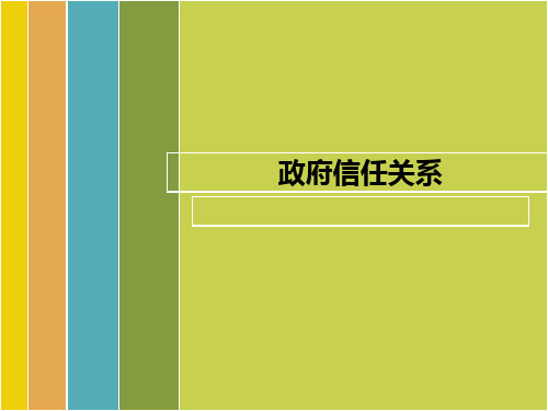 政府信任