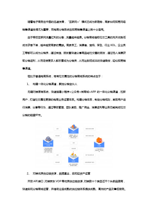 分销电商系统和普通电商系统有什么区别？
