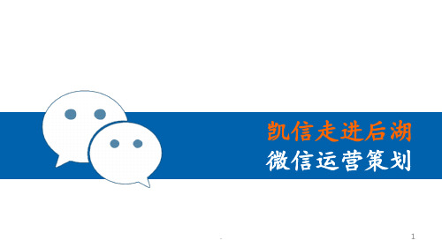 房地产微信运营方案示例PPT课件