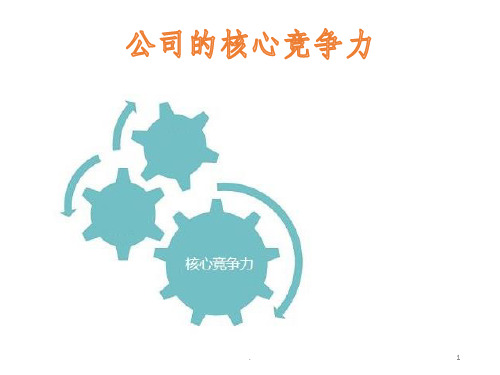 公司的核心竞争力ppt课件