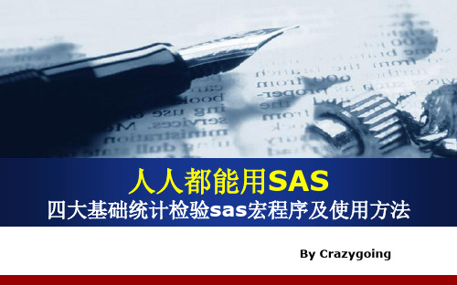 人人都能用sas