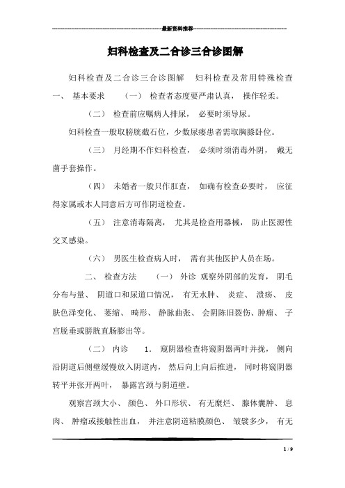 妇科检查及二合诊三合诊图解_1
