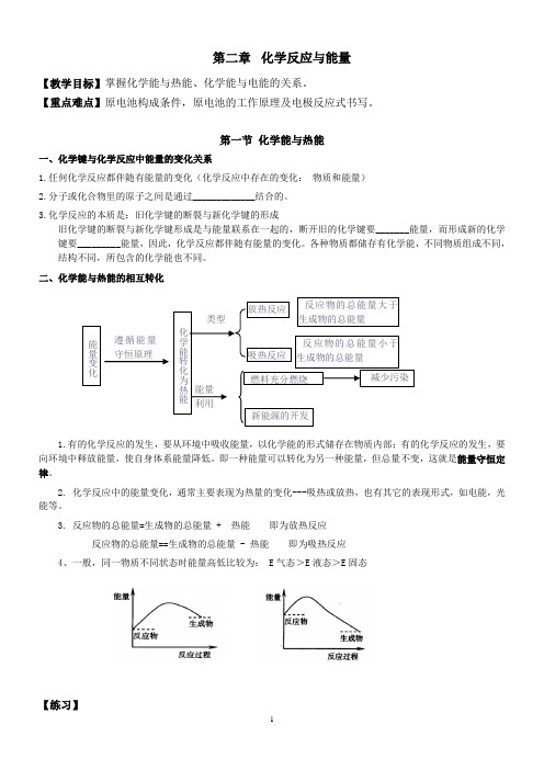 第二章 化学反应与能量(附答案)
