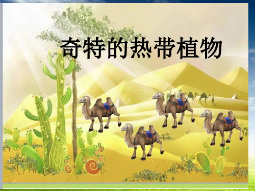 三年级上册美术课件-5.14 奇特的热带植物丨岭南版 (共38张PPT)