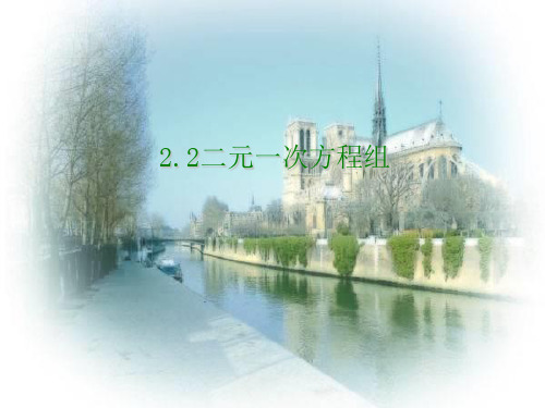 【最新】浙教版七年级数学下册第二章《二元一次方程组1》公开课课件.ppt