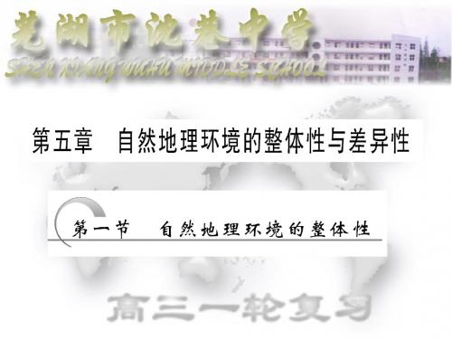 自然地理环境整体性