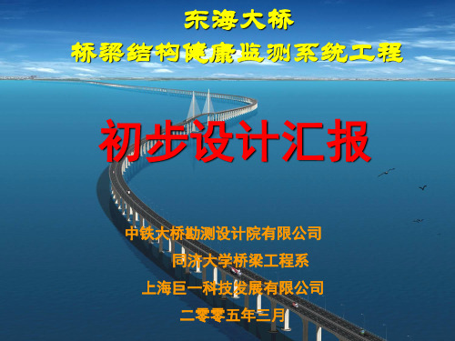 东海大桥健康监测系统初步设计