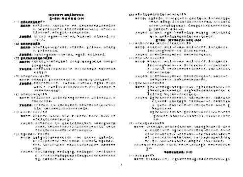 哲学原理和方法论的对应表