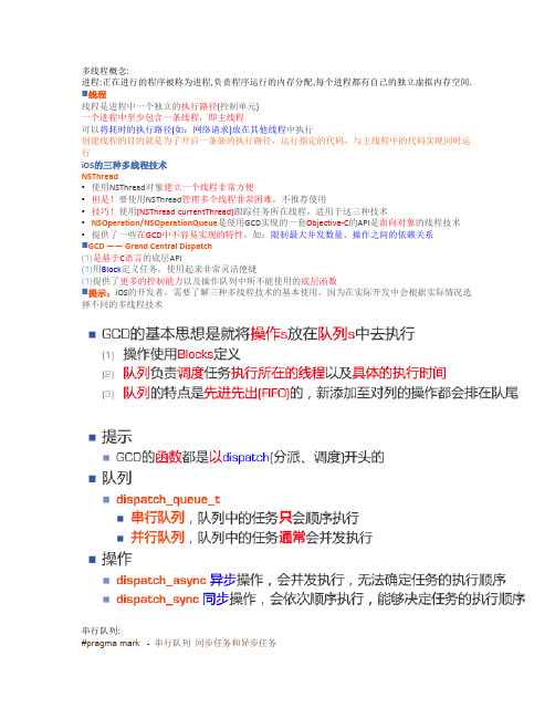 iOS多线程概念
