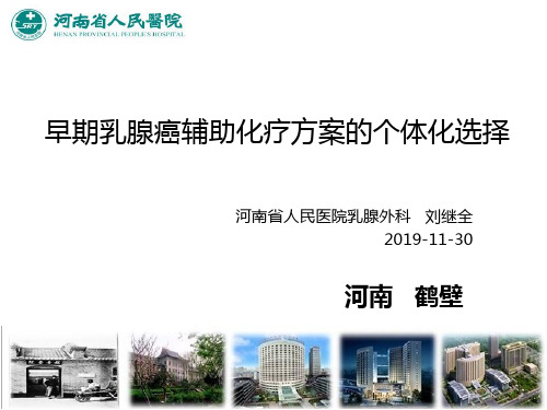 早期乳腺癌辅助化疗方案的个体化选择