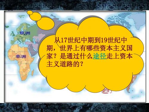 人教版九年级历史   俄国日本的历史转折  课件