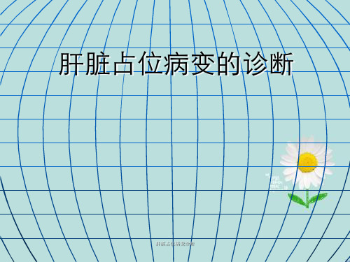肝脏占位病变诊断