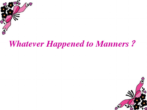 Unit-3-Whatever-Happened-to-Manners