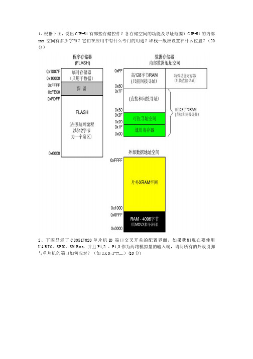 江苏大学计算机学院单片机试卷及答案