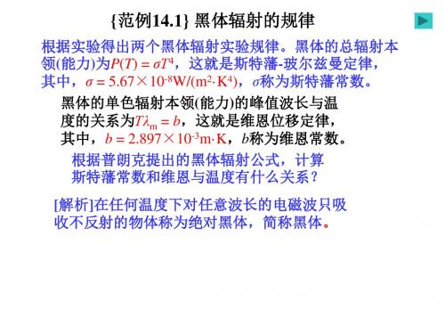 p14_1黑体辐射的规律