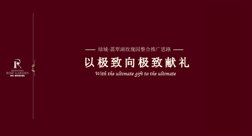 合肥绿城玫瑰园整合推广方案