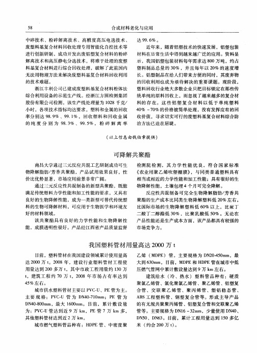 可降解共聚酯