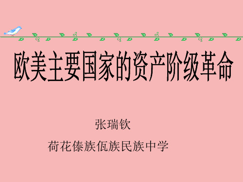欧美主要国家的社会巨变完整版PPT课件