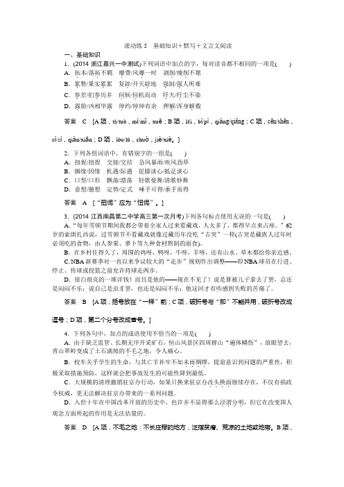 滚动练5