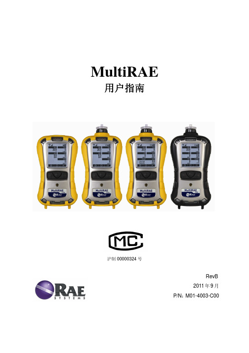 MultiRAE 2 中文说明书