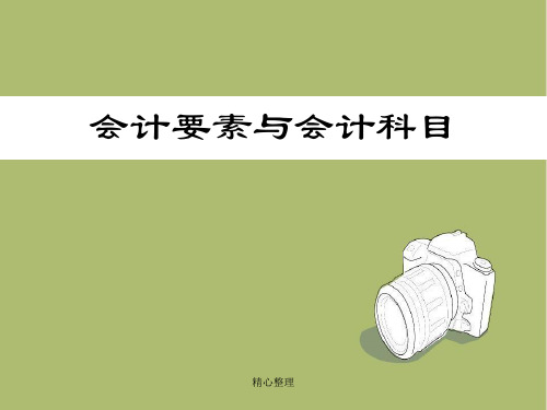 会计要素与会计科目(最新修正版)-新版.ppt