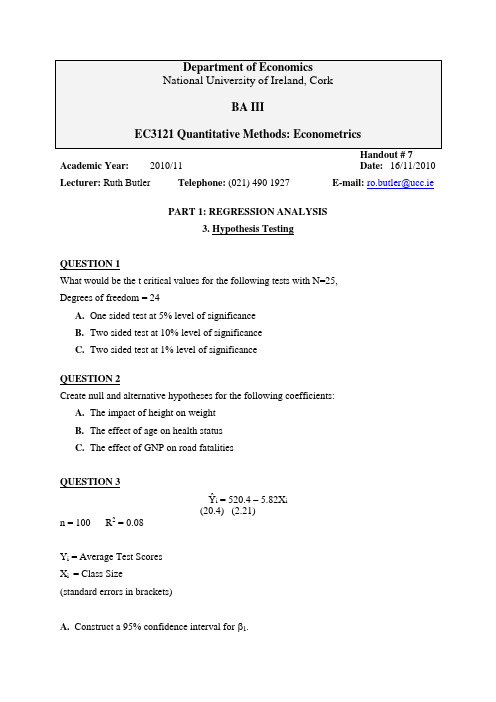 Handout 7