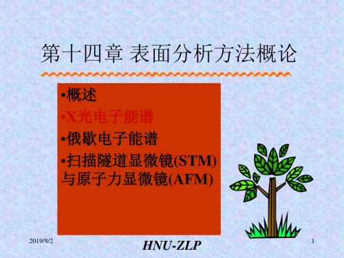 14表面分析方法