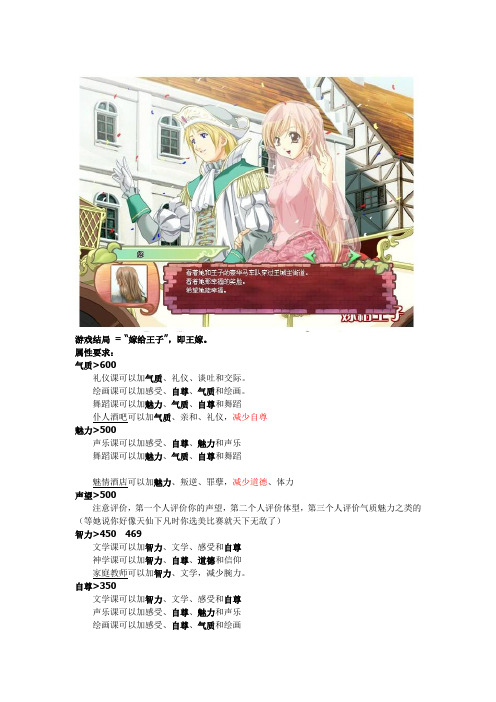 美少女成长计划攻略(无敌版)嫁三王子