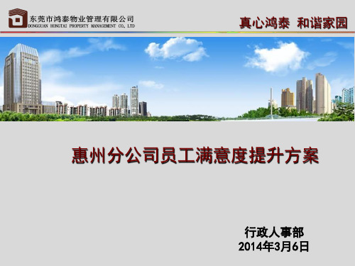 员工满意度提升方案PPT课件