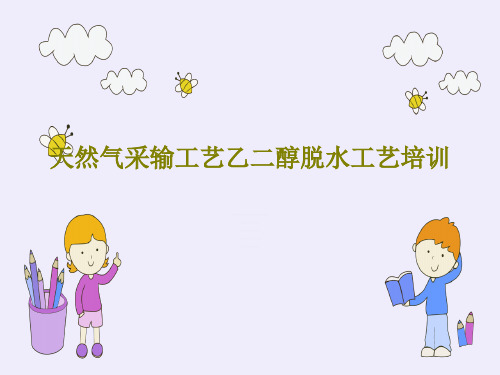 天然气采输工艺乙二醇脱水工艺培训23页PPT