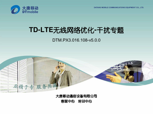 DTM.PX3.016.108-TD-LTE无线网络优化-干扰专题v5.0.0