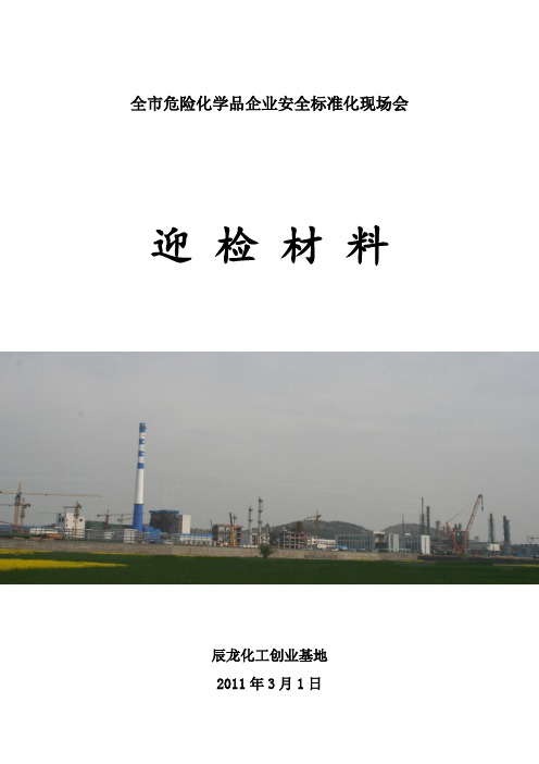 危险化学品生产现场会迎检方案