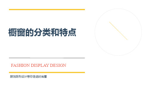 橱窗的分类和特点.pptx