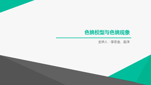 色貌模型与色貌现象