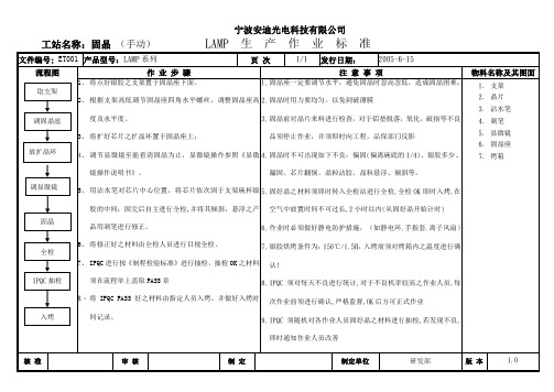 固晶作业标准