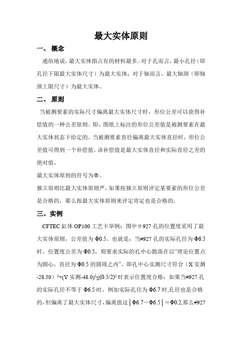 最大实体要求