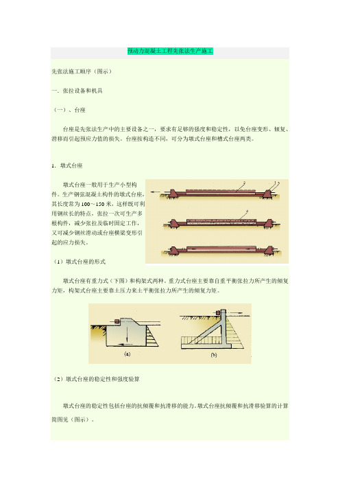 先张法预应力施工技术