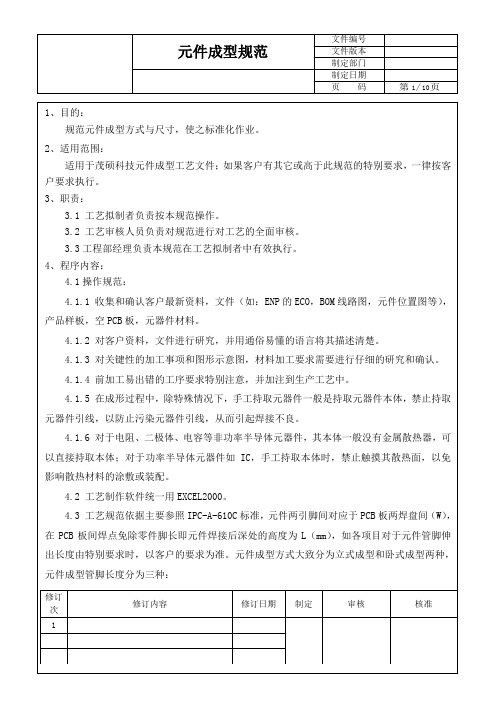 插件元件剪脚成型加工标准解析