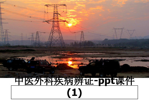 最新中医外科疾病辨证-ppt课件(1)教学讲义ppt课件