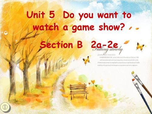 人教英语八年级上册 Unit5Section B  2a-2e (共21张PPT)