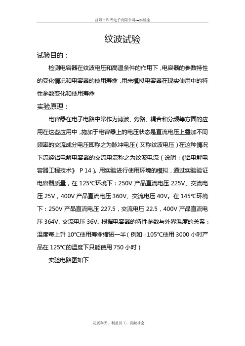 纹波试验