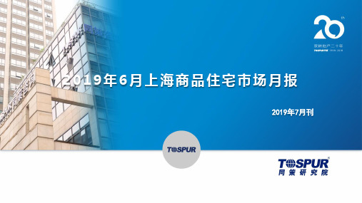 [同策]2019上海商品住宅市场半年报-