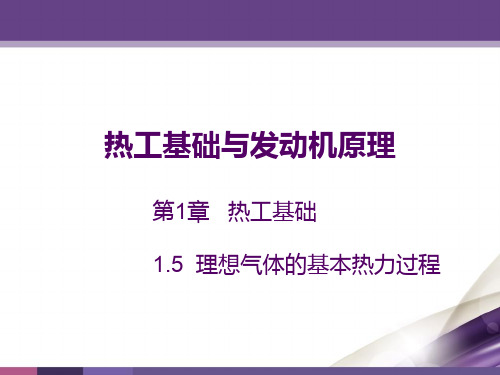 热工基础与发动机原理第1章 1.5