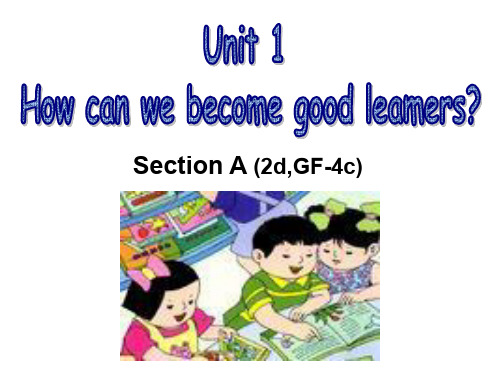 人教新目标九年级全册Unit 1Section A (2d,GF-4c)(共13张PPT)