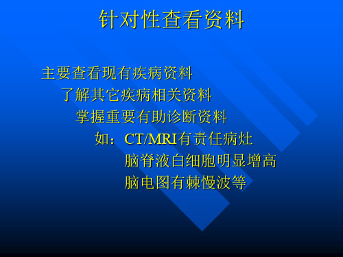 幻灯头痛课件