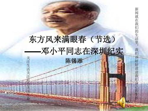 【高中语文】东方风来满眼春ppt精品课件7
