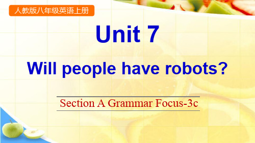 人教版八年级上册英语《Unit 7 Section A Grammar Focus-3c》优质PPT课件