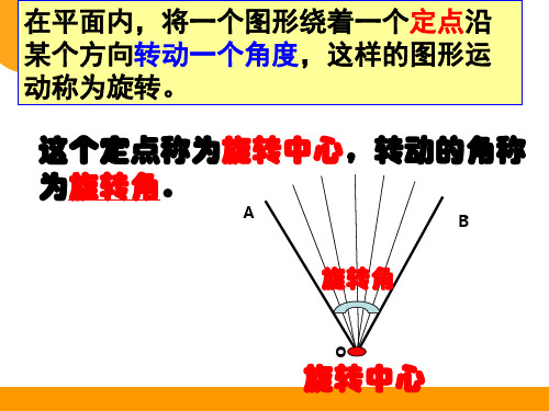 最新北师大版数学六年级下：3.1《图形的旋转(2)》ppt课件