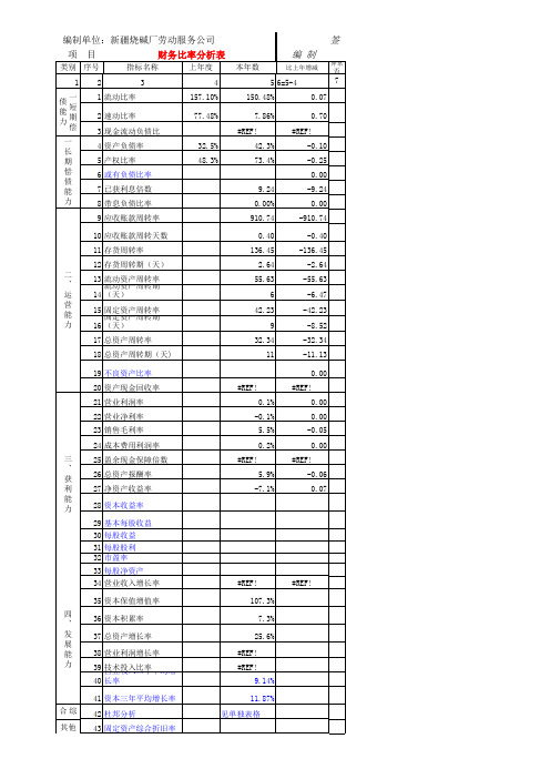 最新财务报表模板(资产负债表、利润表、现金流量表)